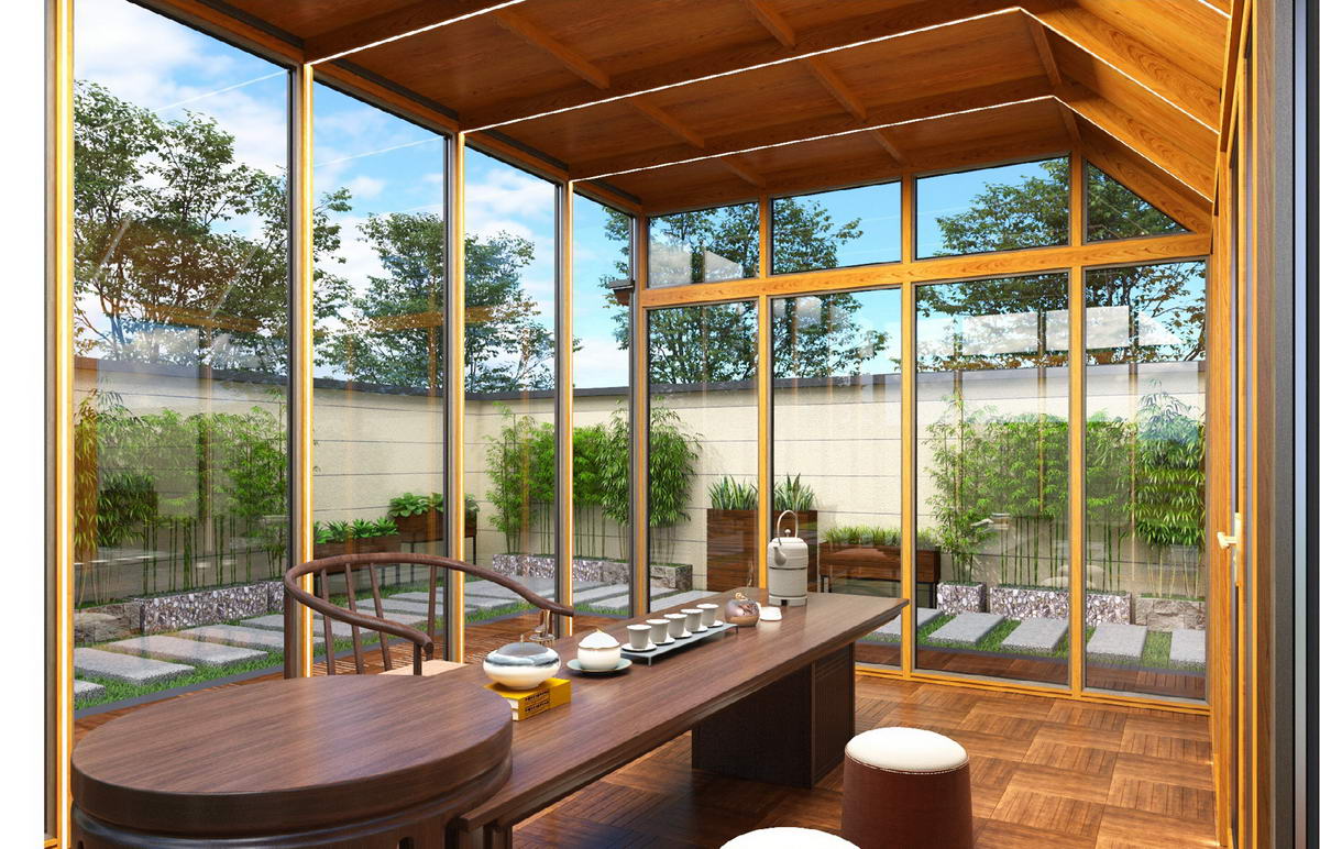 铝合金阳光房框架-0024